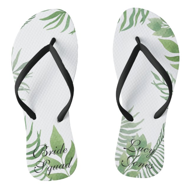Tongs Mariage de remplissage aquarelle (Semelle)