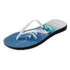 Mariée Calligraphie Plage Mariage Flip Flops