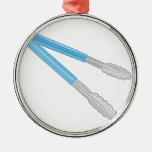 Tongs Metal Ornament