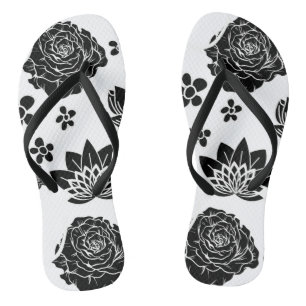 Tongs Mikitiez terre natale nature selfloe fleur rose