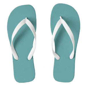 Tongs Minimaliste Professionnel Moderne Plain Cadet Bleu