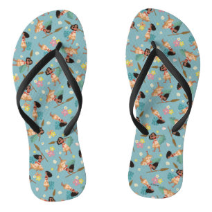 Tongs Moana  Schéma floral