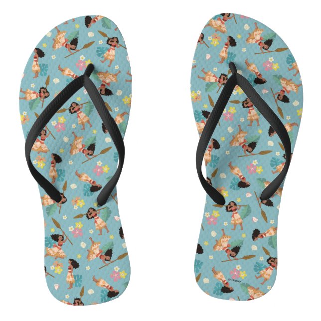 Tongs Moana| Schéma floral (Semelle)