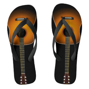 Tongs modèle fan du festival de musique guitare