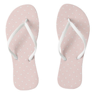 Tongs Modelez avec le pois blanc 2
