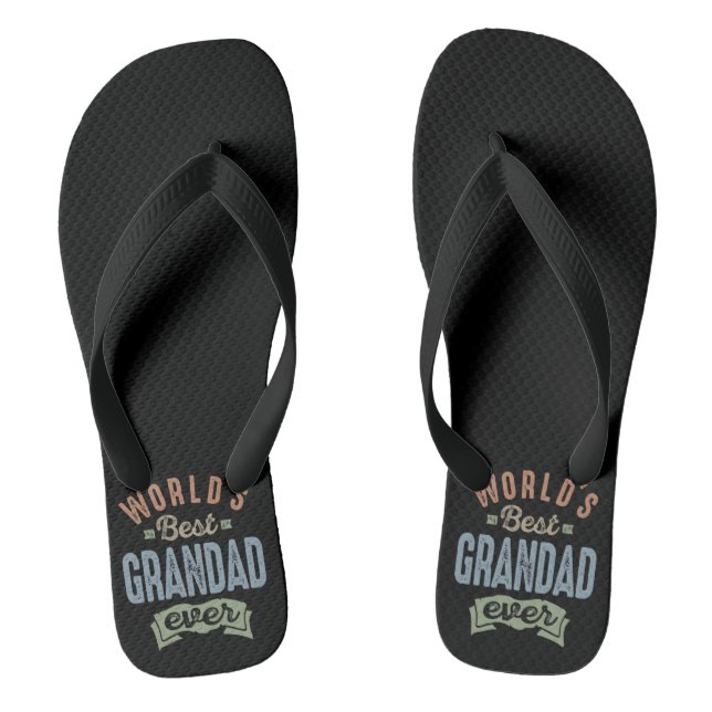 Tongs Monde meilleur grand-père (Semelle)
