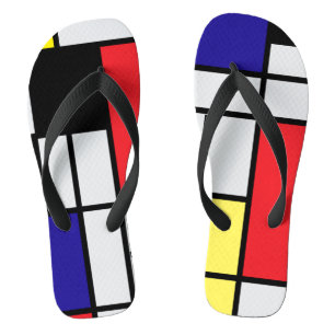 Tongs Mondrian de PixDezines
