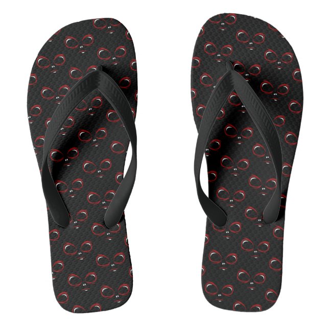 Tongs Monstre de visage mignon (Semelle)