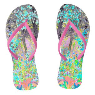 Tongs Moody Purple Morning Sunrise dans My Rubio Garden