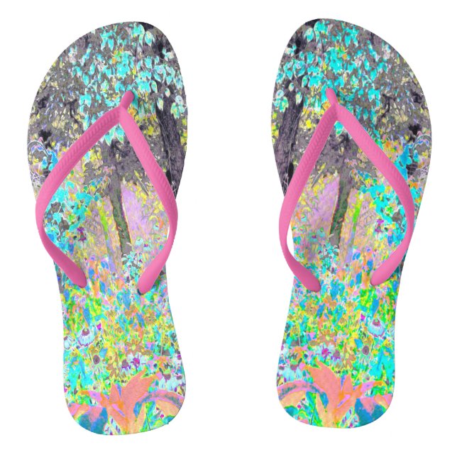 Tongs Moody Purple Morning Sunrise dans My Rubio Garden (Semelle)