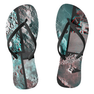 Tongs Moonscape Space Photo Anaglyph Mosaic