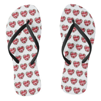 TONGS MOTIF AMOUR