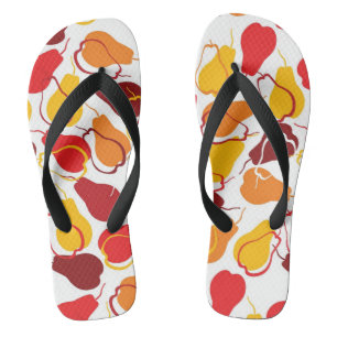 Tongs Motif aux poires