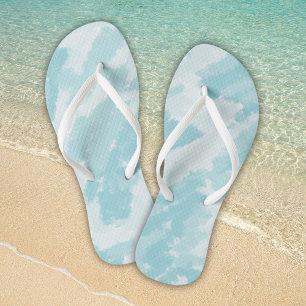 Tongs Motif Blue and White Sky