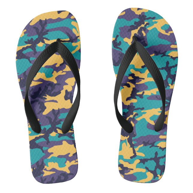 Tongs Motif Camo de mi-été (Semelle)