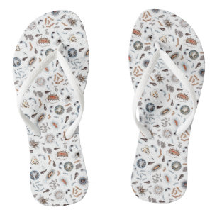 Tongs Motif de bactéries et de virus