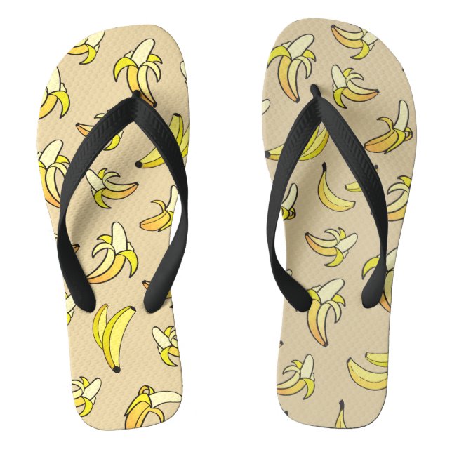 Tongs Motif de banane (Semelle)