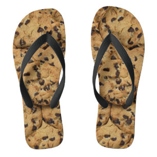 Tongs Motif de biscuits à base de chips au chocolat