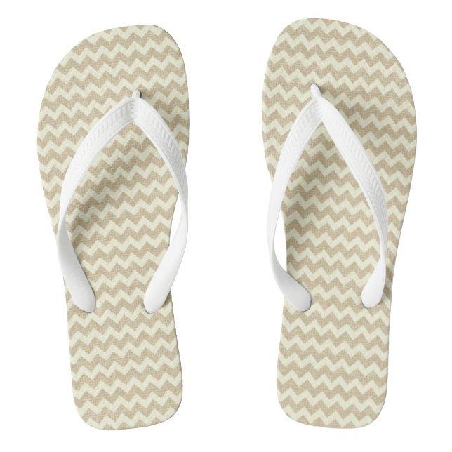 Tongs Motif de Chevron (Semelle)