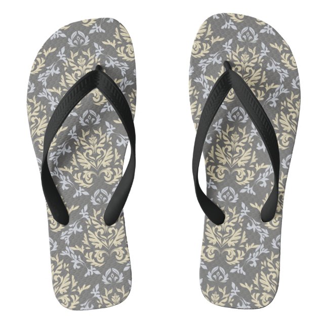 Tongs Motif de damassé (Semelle)
