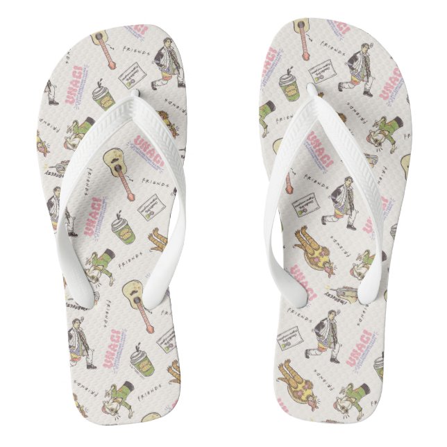 Tongs Motif de dessin animé Tan FRIENDS™ (Semelle)