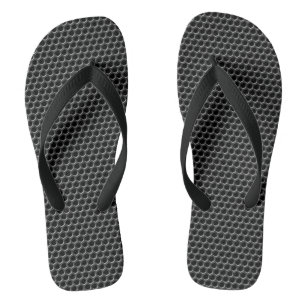 Tongs Motif de grille en métal - arrière - plan