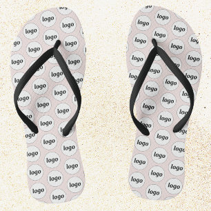 Tongs Motif de logo simple pour la promotion des affaire
