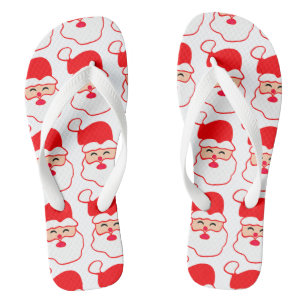 Tongs Motif de Noël Père Noël