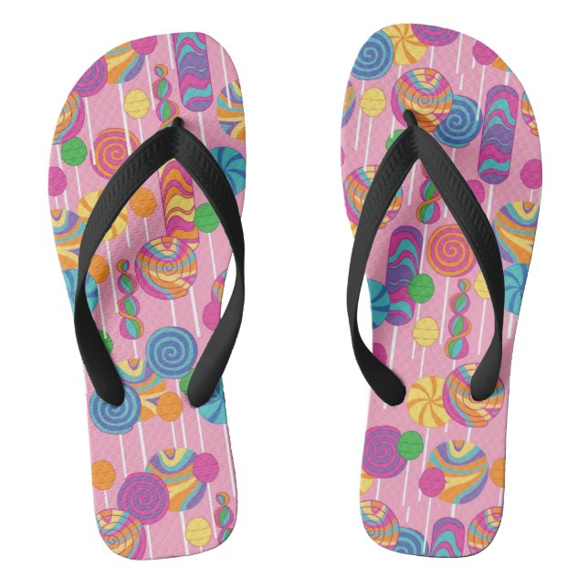 Tongs Motif de sucrerie de lucettes (Semelle)