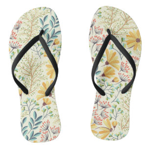 Tongs Motif de surface florale - Papier peint Abstrait é