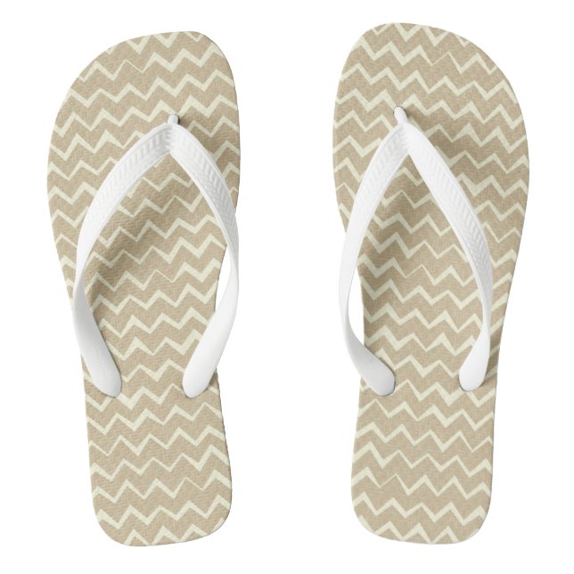 Tongs Motif de zigzag (Semelle)