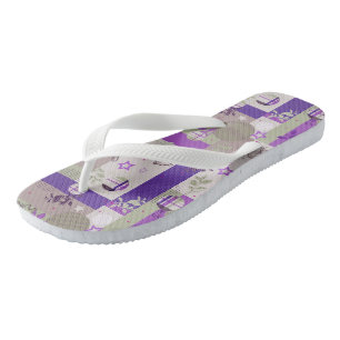 Tongs Motif d'édredon de bébé