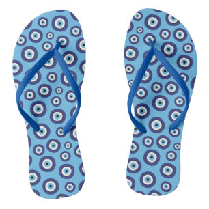 Tongs Motif des yeux mal grecs