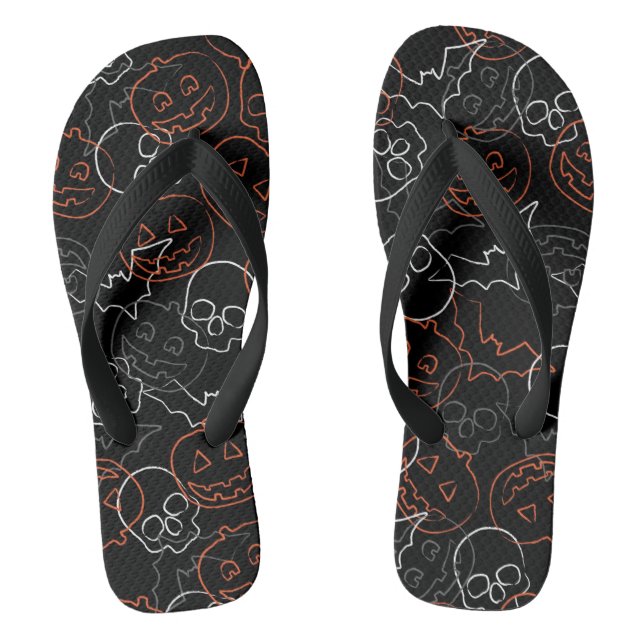 Tongs Motif d'Halloween (Semelle)