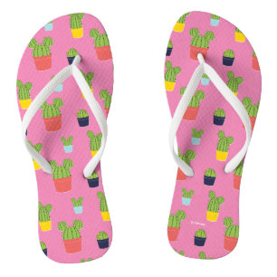 Tongs Motif d'icône Mickey Mouse Cactus