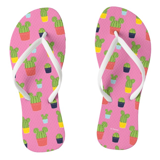 Tongs Motif d'icône Mickey Mouse Cactus (Semelle)