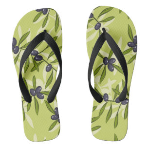 Tongs Motif d'olive