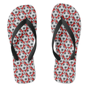 Tongs Motif du bal de football