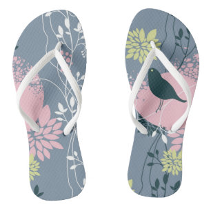 Tongs Motif floral