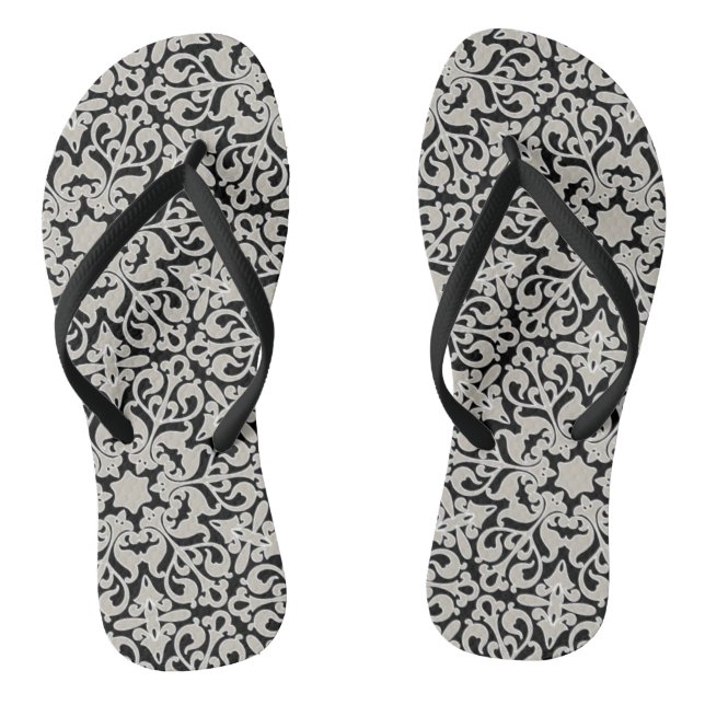 Tongs Motif floral arabe (Semelle)