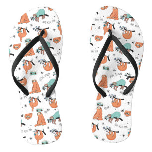 Tongs Motif mignon de paresse