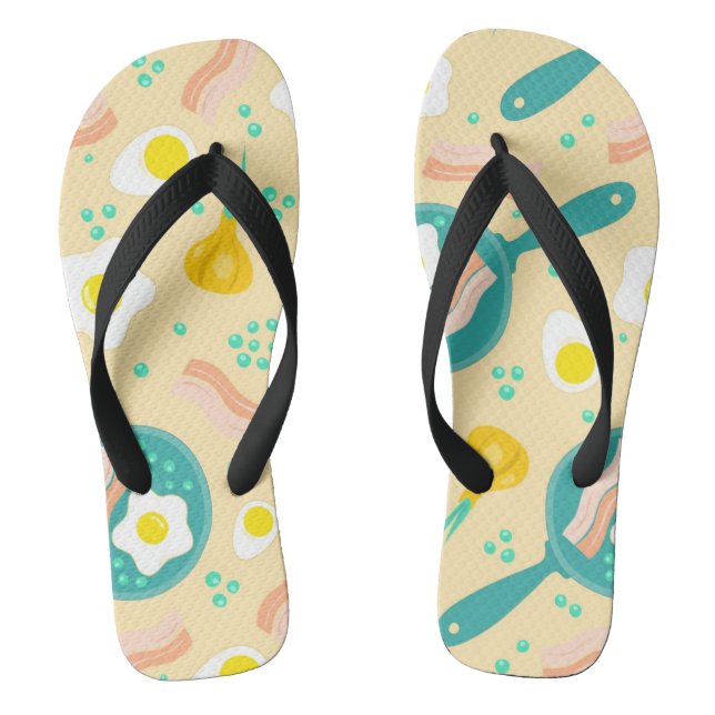 Tongs Motif petit-déjeuner (Semelle)