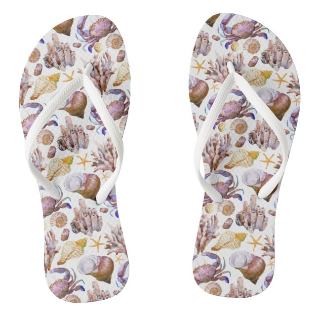 Tongs Motif Sea Life 4 (Semelle)