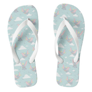 Tongs Motif tribal bleu de Cute Dumbo