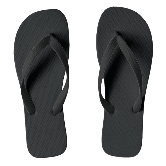 Tongs Mydeas | Couleur solide noire (Semelle)