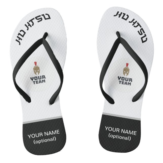 Tongs MyJiuJitsuStore FlipFlop White Belt Edition (Semelle)