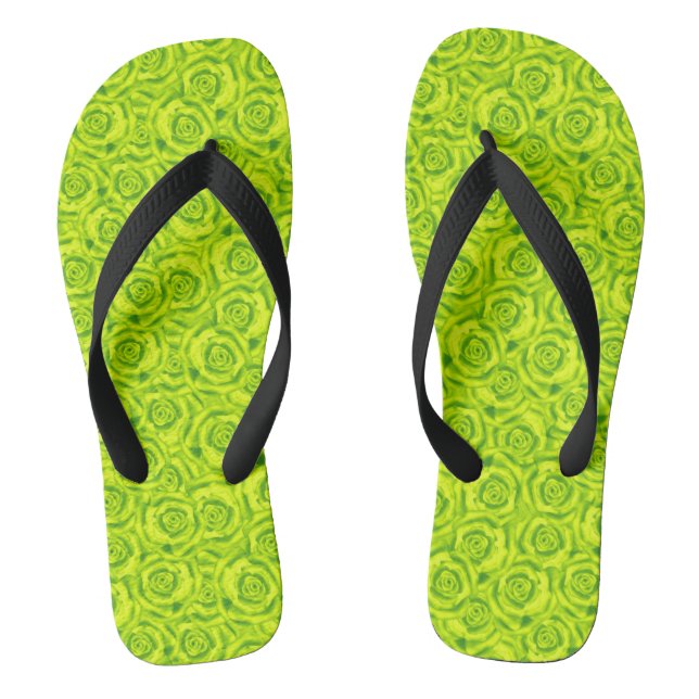 Tongs néon vert (Semelle)