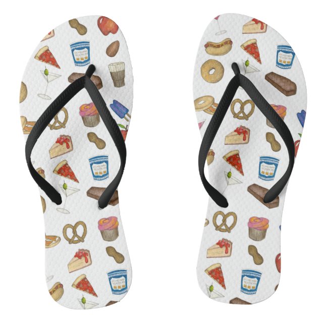 Tongs New York City Foodie NYC Foods Tourist Food Print (Semelle)