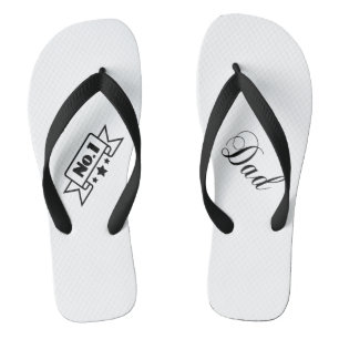 Tongs No. 1 Flops de Fête des pères papa