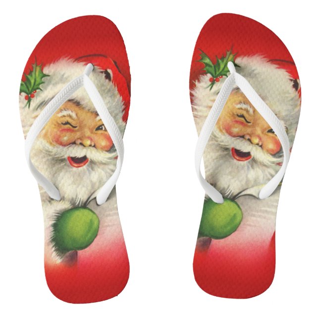 Tongs Noël du Père Noël vintage (Semelle)